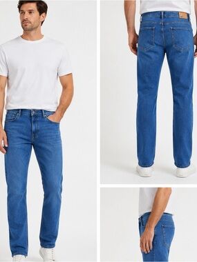 PAIGE Federal Men's Straight Jeans in Medium Wash Premium Size 40